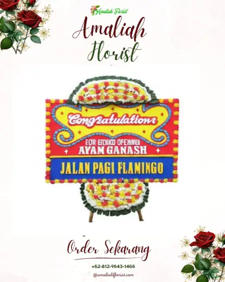 Sewa Papan Bunga Nasal
